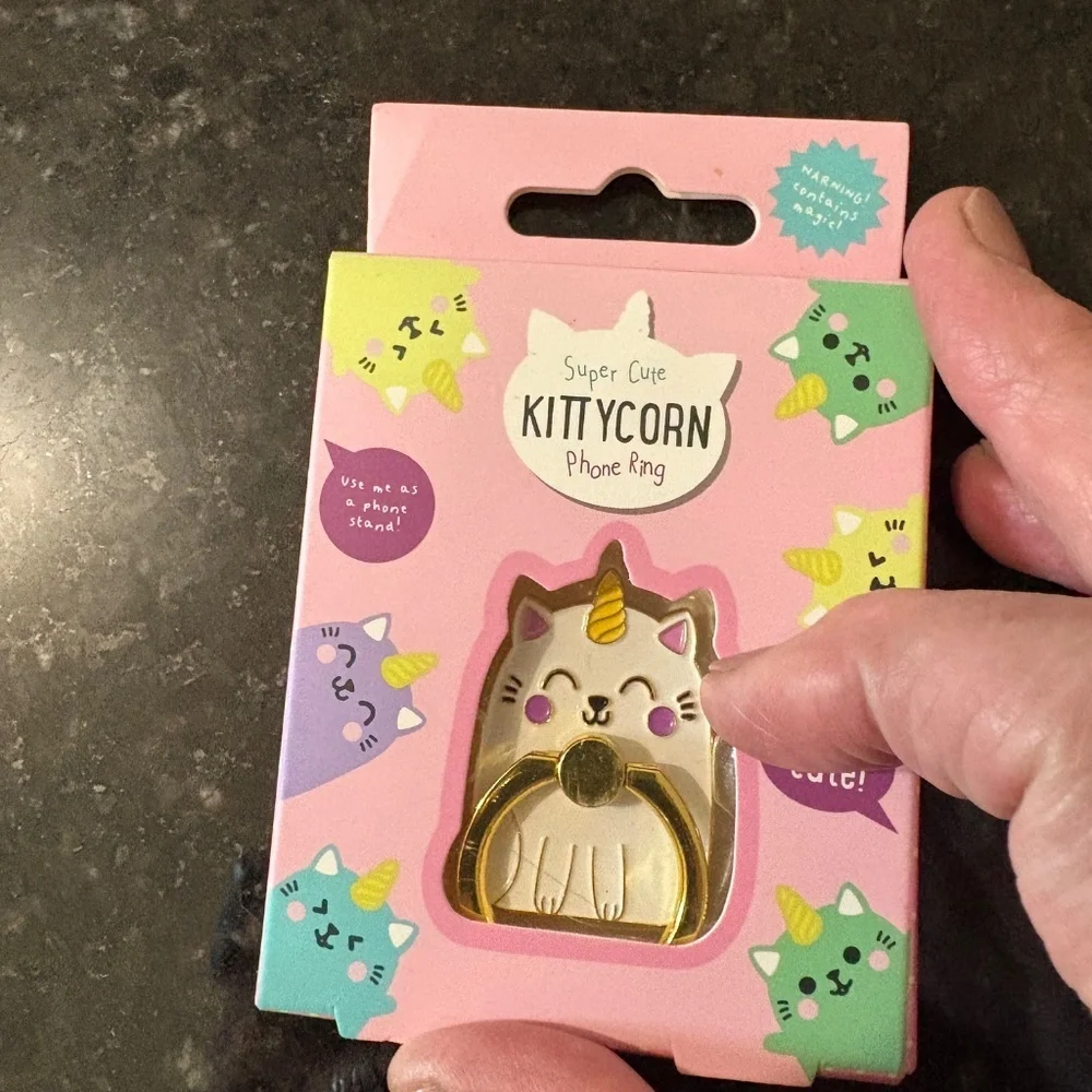 NWT Super Cute Kittycorn Phone Ring